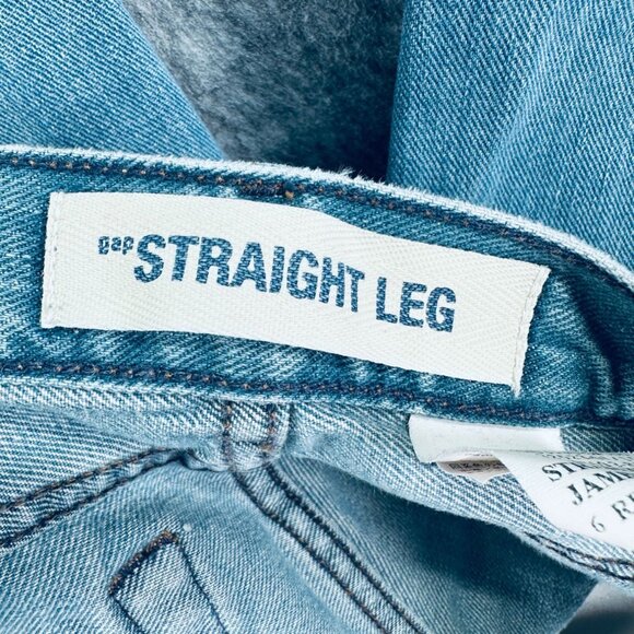 2004 VTG Gap Womens Size 6 Relaxed Straight Leg Denim Jeans Made in USA - Picture 4 of 9